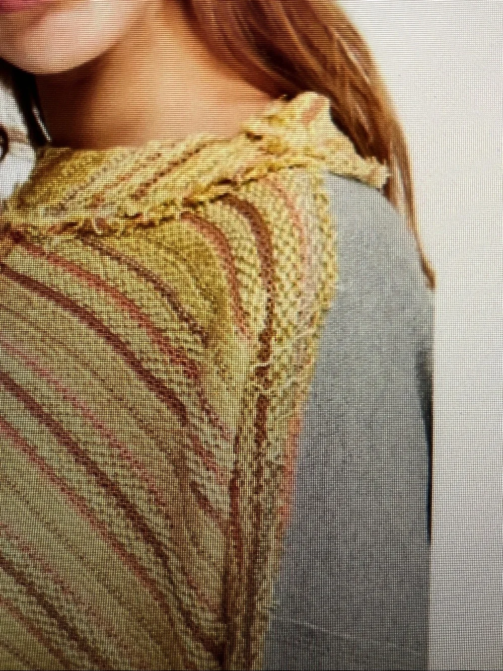 Free People Catalina Pullover Soft Sunset Combo Regular Size Medium